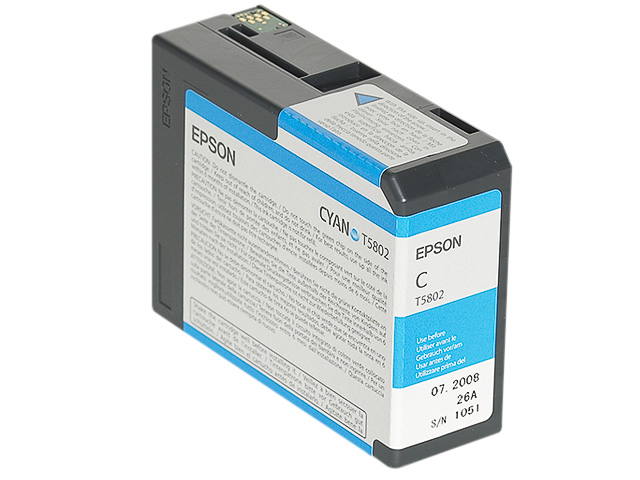 C13T580200 EPSON ST PRO Inkt cyaan 80ml  1