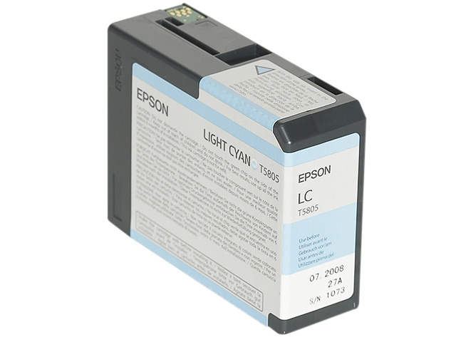 C13T580500 EPSON ST PRO Inkt lichtcyaan 80ml 1