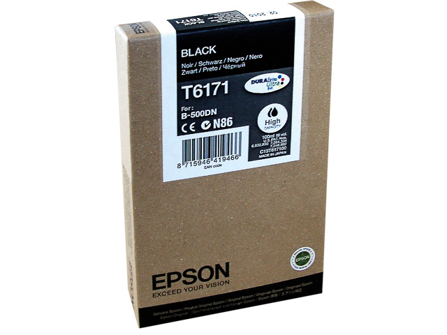 C13T617100 EPSON Tinte black HC 4000 Seiten 100ml 1