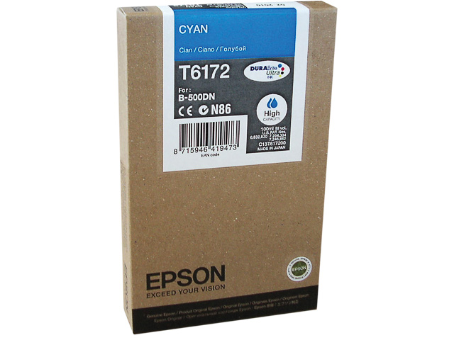 C13T617200 EPSON Inkt cyaan HC 7000 pagina's 100ml 1