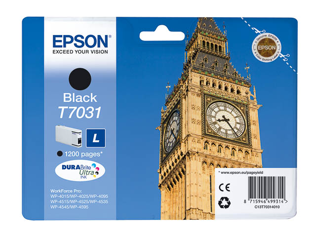 C13T70314010 EPSON WP ink black ST 1200 pages 24ml 1