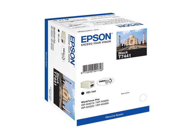 C13T74414010 EPSON WP ink black EHC 10.000pages 181ml 1