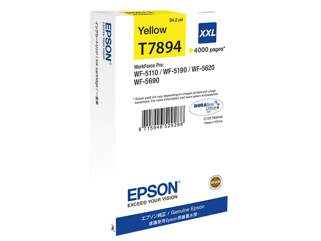 C13T789440 EPSON WF Tinte yellow EHC 4000Seiten 34ml 1