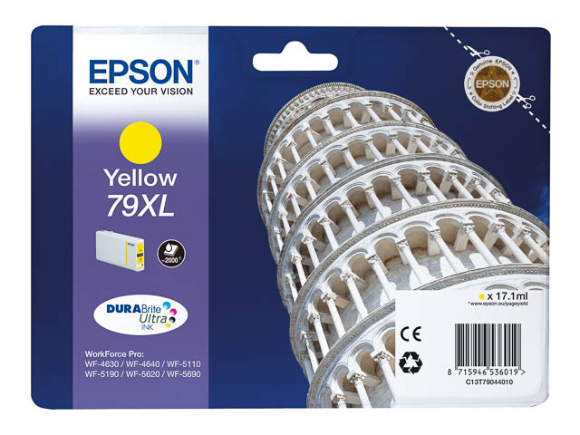 C13T79044010 EPSON Nr.79XL WF ink yellow HC 2000pages 17,1ml 1