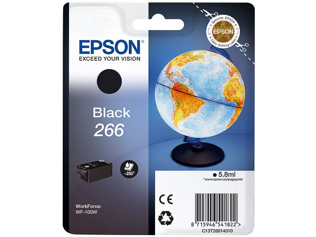 C13T26614010 EPSON WF ink black 250pages 5,8ml 1