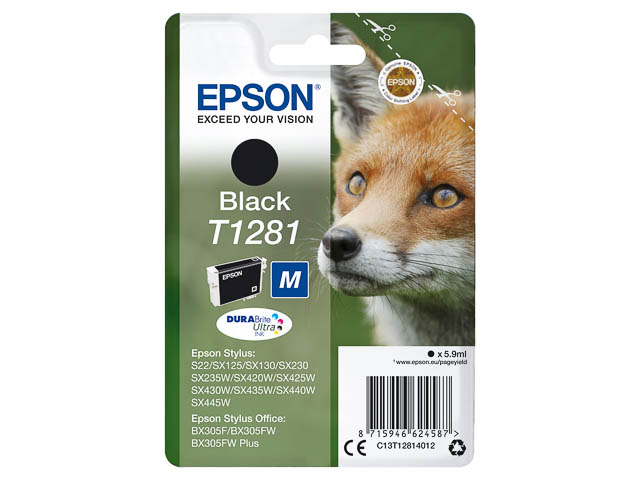 C13T12814012 EPSON BX ink black 170pages 5,9ml 1