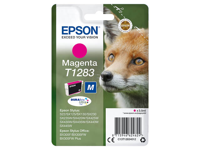 C13T12834012 EPSON BX ink magenta 140 pages 3,5ml 1