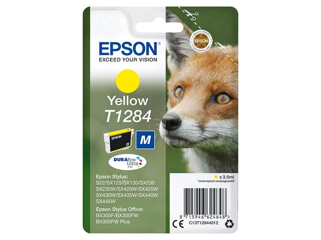 C13T12844012 EPSON BX ink yellow 225 pages 3,5ml 1