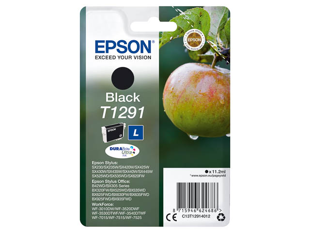 C13T12914012 EPSON BX ink black ST 385 pages 11,2ml 1
