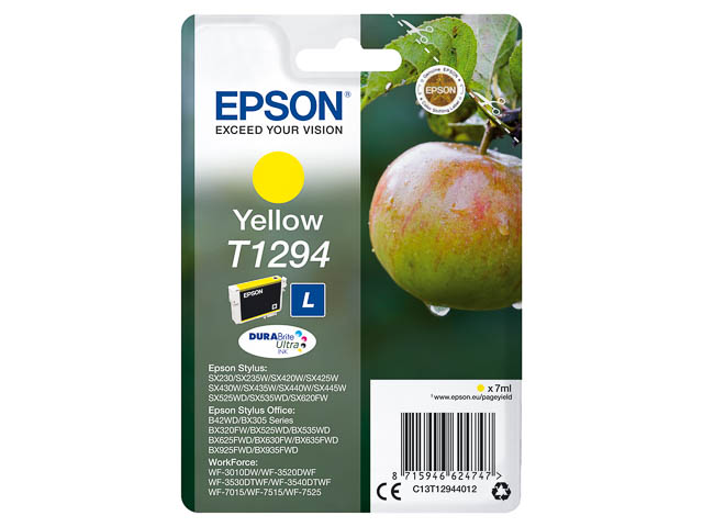 C13T12944012 EPSON BX ink yellow ST 616 pages 7ml 1