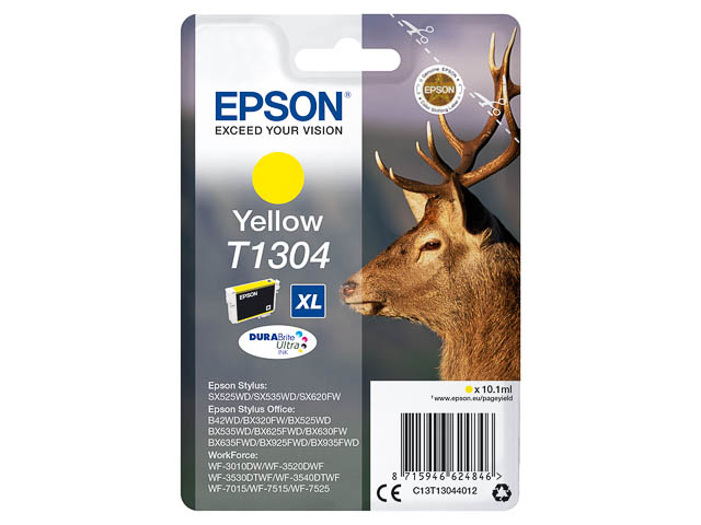 C13T13044012 EPSON BX Tinte yellow HC 855Seiten 10,1ml 1