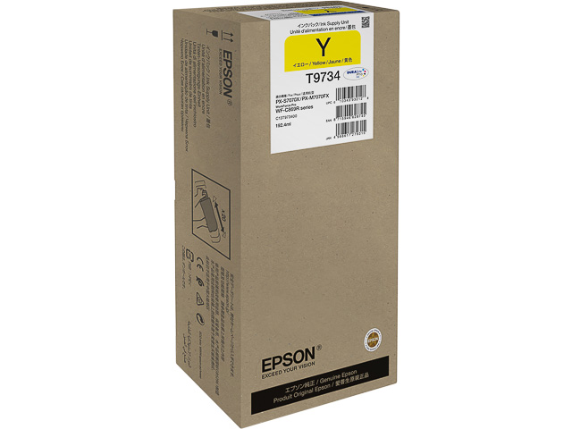 C13T973400 EPSON Cartr. XL WF PRO Inkt geel HC 22.000pagina's 192ml 1