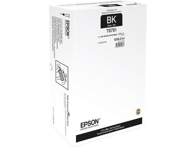 C13T878140 EPSON WF PRO Inkt zwart EHC 1206,2ml 1