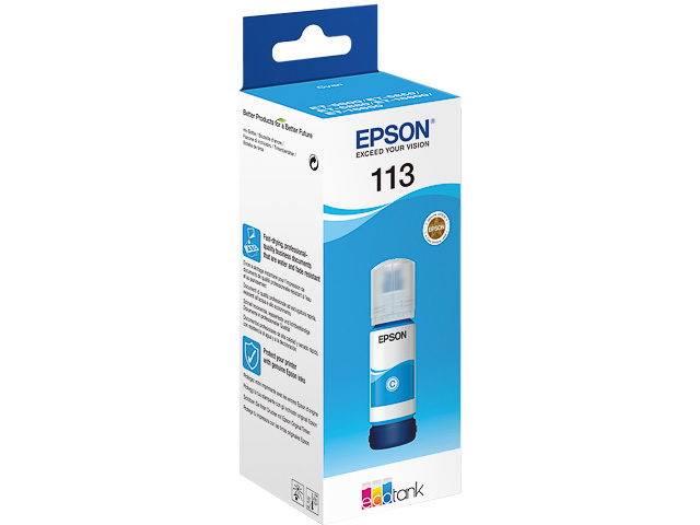 C13T06B240 EPSON ET113 EcoTank ink cyan 6000pages pigmented 70ml 1