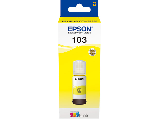 C13T00S44A10 EPSON ET103 EcoTank ink yellow 4500pages 65ml 1