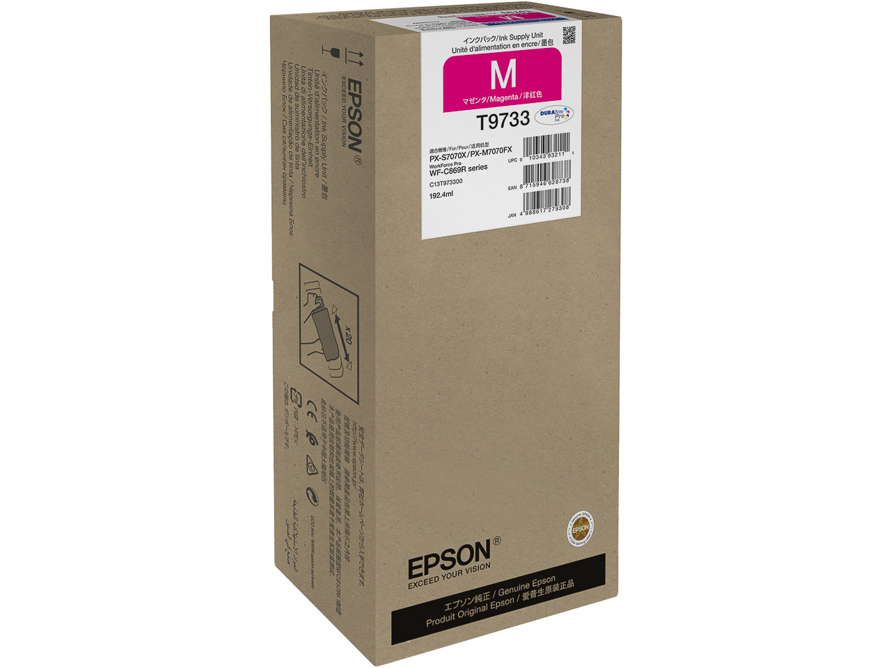 C13T97330N EPSON Cartr. XL WF PRO ink magenta 22.000pages 192ml 1