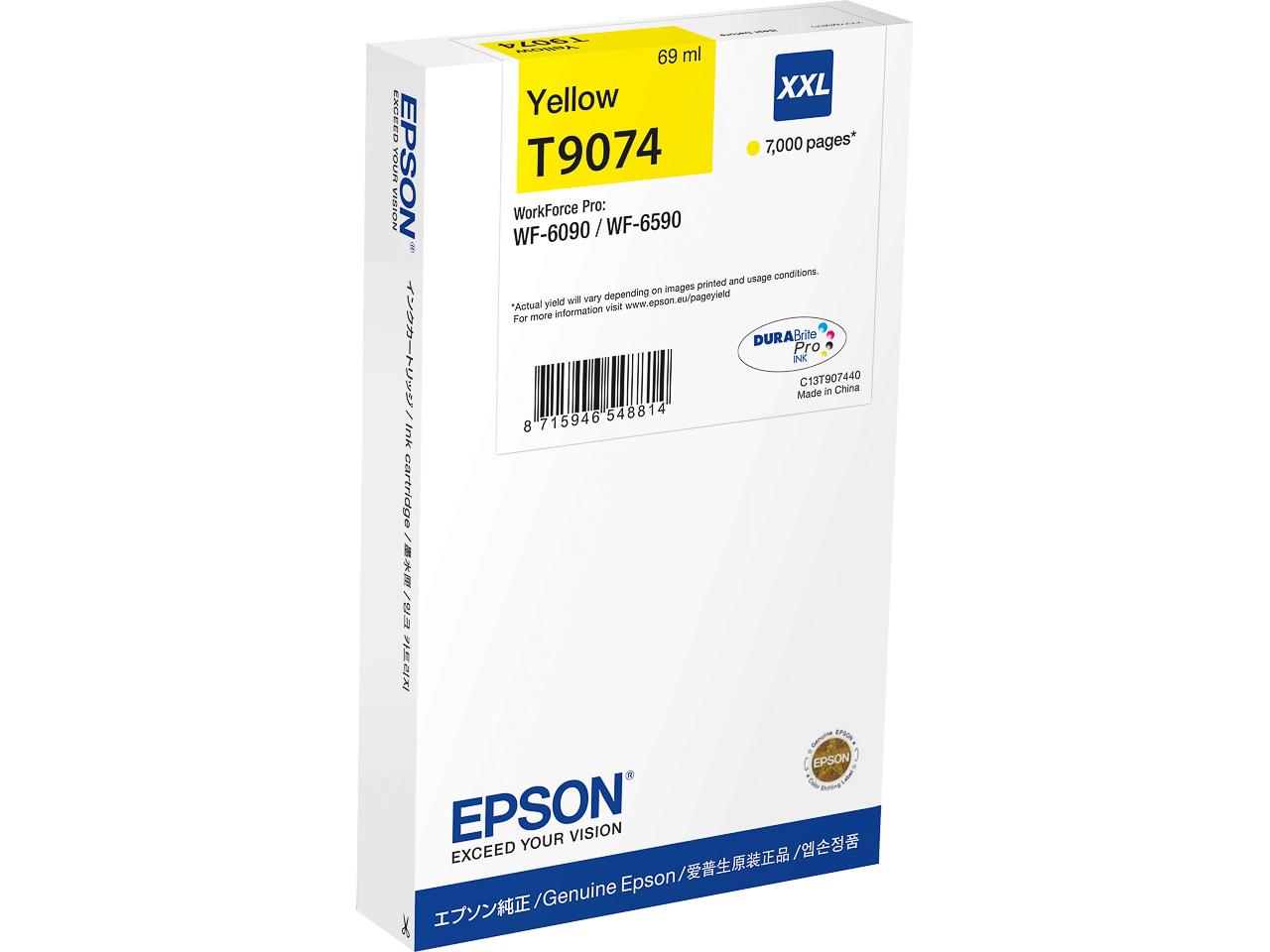 C13T90744N EPSON WF ink yellow HC 7000 pages 69ml 1