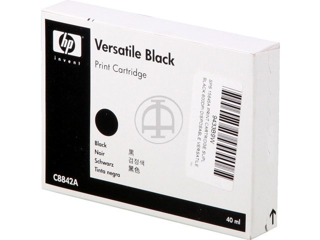 C8842A HP Versatile industrial ink black 220pages 40ml 1