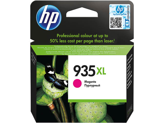 C2P25AE#BGX HP 935XL OJ PRO Inkt magenta HC 825pagina's 9,5ml 1