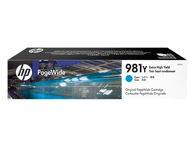 L0R13A HP 981Y PW Color ink cyan EHC 16.000pages 183ml 1