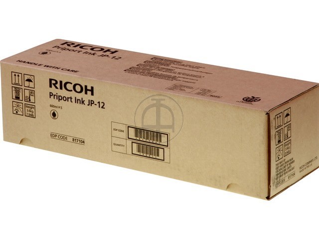 817104 RICOH JP Tinte (5) black 5x600 ml  1