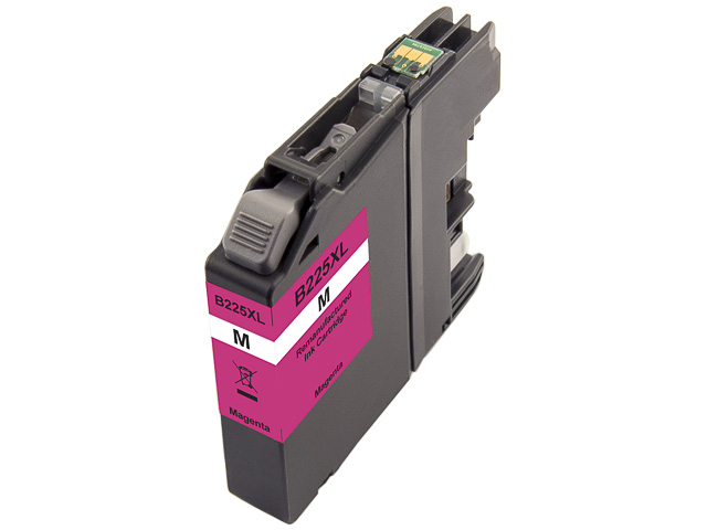 7054422 ItemP. BROTHER LC225XLM MFCJ ink magenta HC rebuilt 1200pages chip 11,8ml 1