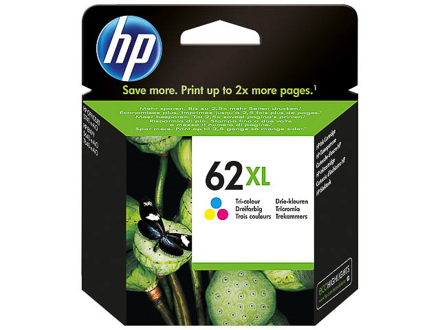C2P07AE#UUS HP 62XL OJ Tinte color HC  1