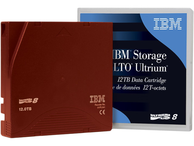 IBM LTO8 12/30TB 01PL041 DC Ultrium 8 1