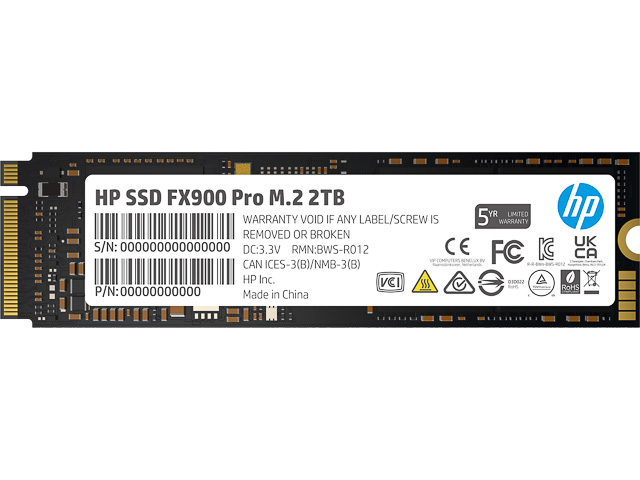 HP SSD FX900 PRO 2TB M.2 NVME 4A3U1AA internal 1