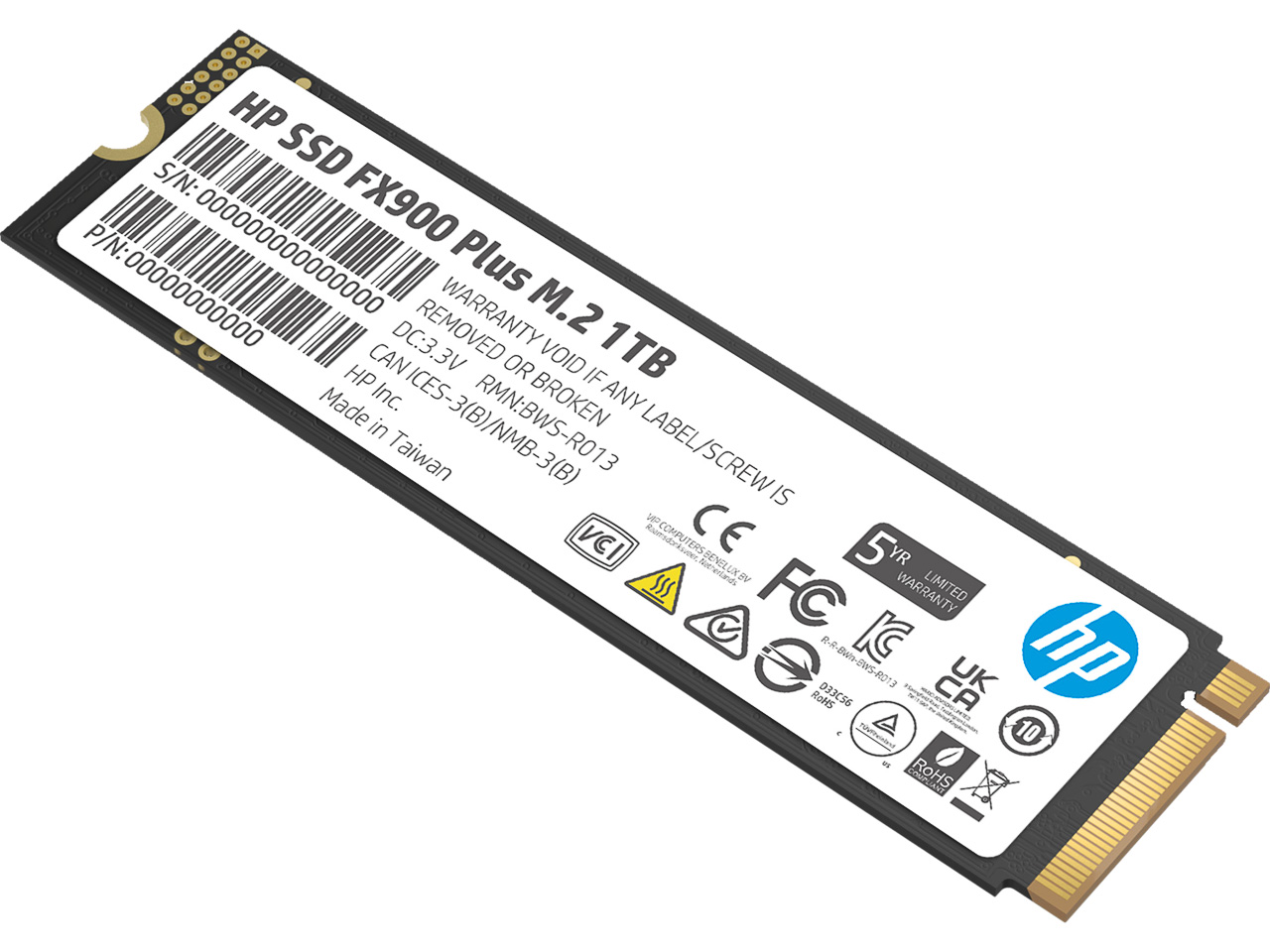 HP SSD EX900 PLUS 1TB M.2 NVME 35M34AA#ABB internal 1