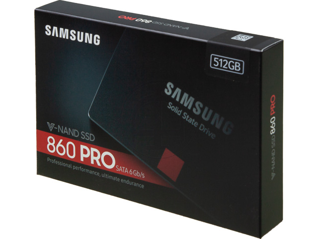 SAMSUNG 2.5 SSD 860 PRO SERIE  512GB MZ-76P512B/EU 860 intern 1