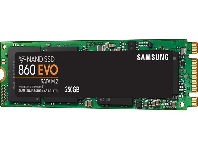 SAMSUNG SSD 860 EVO 250GB MZ-N6E250BW Sata M.2 intern 1