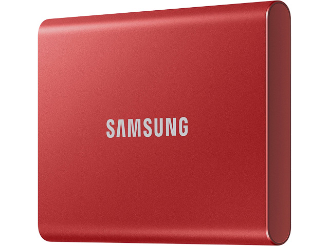 SAMSUNG SSD T7 WITHOUT TOUCH 500GB MU-PC500R/WW metallic red USB 3.2 extern 1