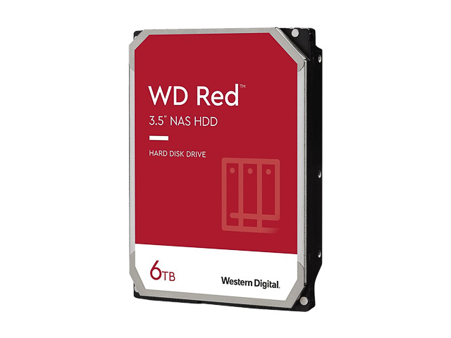 WESTERN DIGITAL RED FESTPLATTE 6TB WD60EFAX SATA 3,5" intern 1