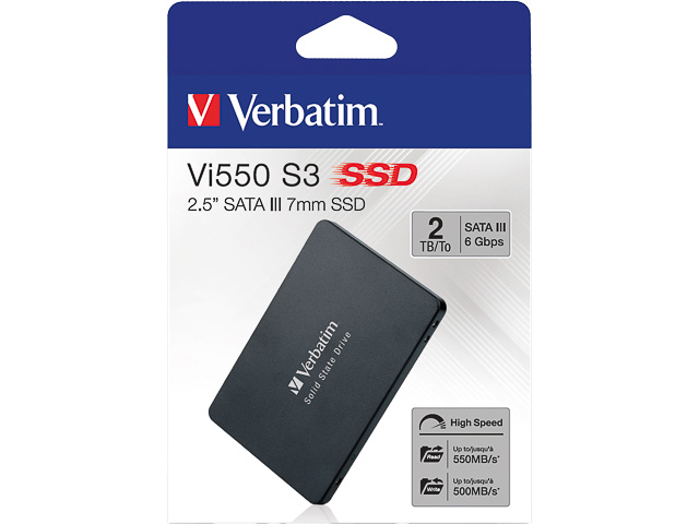 VERBATIM VI550 S3 2.5 SSD 2TB 49354 SATAIII 7mm intern 1