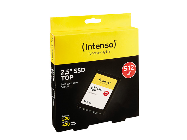 Intenso 2.5-Inch 512GB SATA III Top Performance Solid State Drive (3812450)