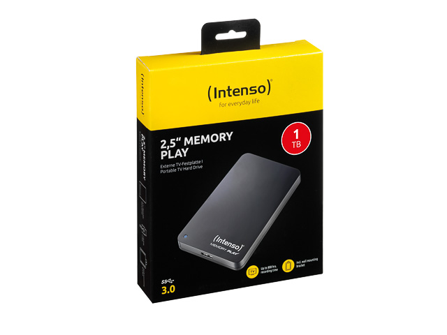 INTENSO 2.5 HDD MEMORY PLAY 1TB 6021460 USB 3.0 extern 1
