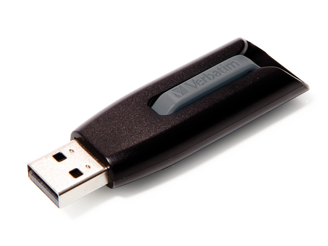 VERBATIM STORE 'N' GO V3 USB STICK 64GB 49174 120MB/s USB 3.2 GEN1 schwarz 1