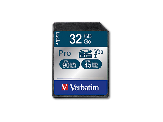 VERBATIM PRO U3 SDHC CARD 32GB 47021 class 10 1