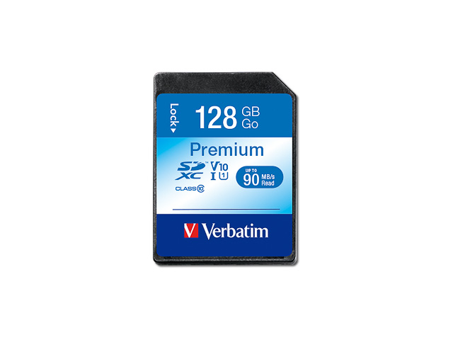 VERBATIM PREMIUM U1 SDXC CARD 128GB 44025 class 10 1