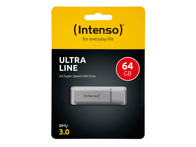 INTENSO ULTRA LINE USB STICK 64GB 3531490 70MB/s USB 3.0 silber 1