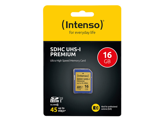 INTENSO SDHC CARD UHS-I 16GB 3421470 class 10 1