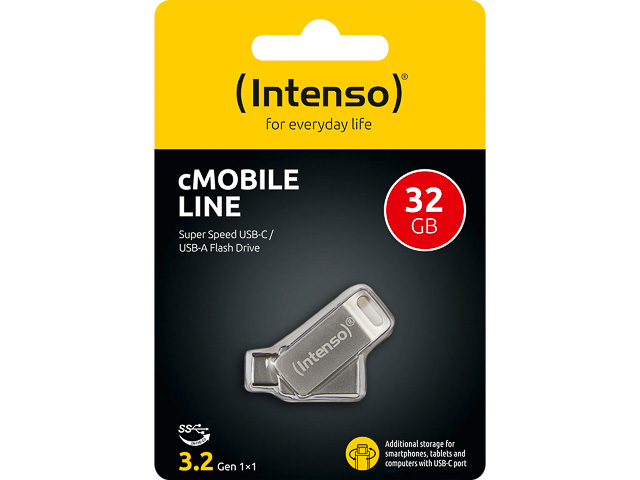 INTENSO CMOBILE LINE USB STICK 32GB 3536480 USB 3.2 Typ C Anschluss 1