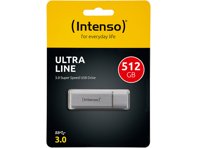 INTENSO ULTRA LINE USB STICK 512GB 3531493 70MB/s USB 3.0 silver 1