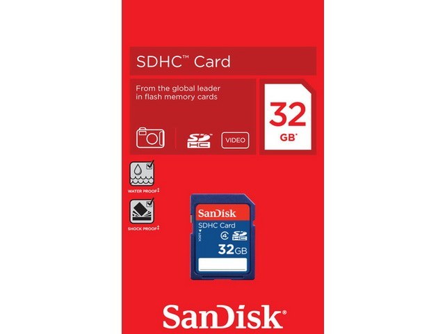 SANDISK SDHC KARTE 32GB SDSDB-032G-B35 4MB/s Klasse 4 1
