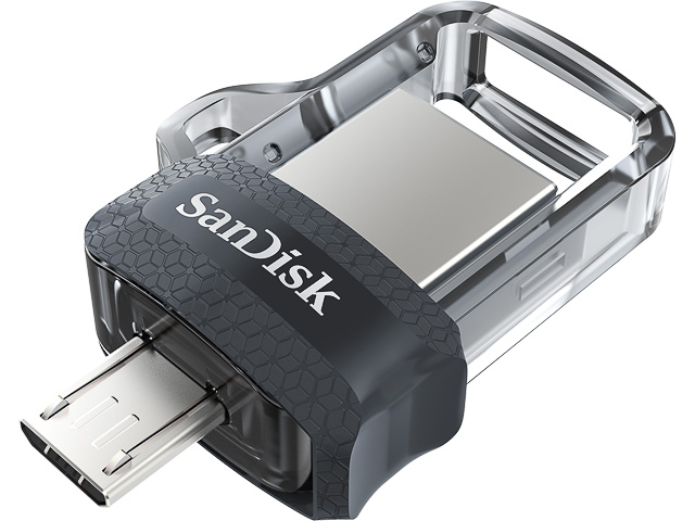 SANDISK ULTRA DUAL USB STICK 32GB SDDD3-032G-G46 130MB/s USB 3.0 1