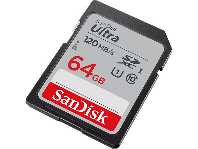 SANDISK ULTRA SDXS UHS-I KARTE 64GB SDSDUNB-064G-GN6IN 140MB/s Klasse 10 1