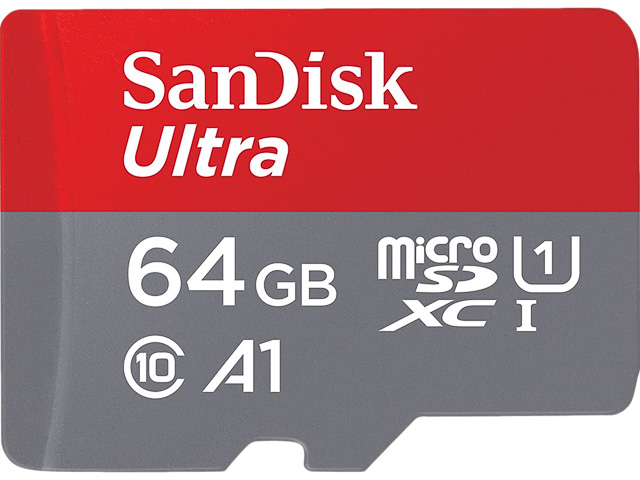 SANDISK ULTRA MICRO SDXC 64GB SDSQUAB-064G-GN6MA 140MB/s class 10 1