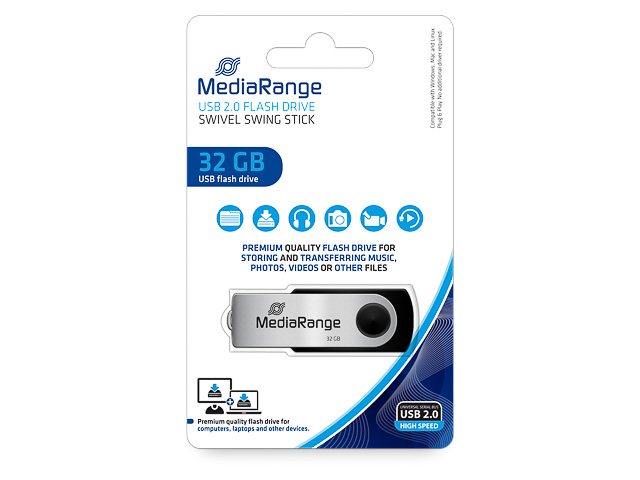 MediaRange SuperSpeed Clé USB 3.0 - 32 GB -->