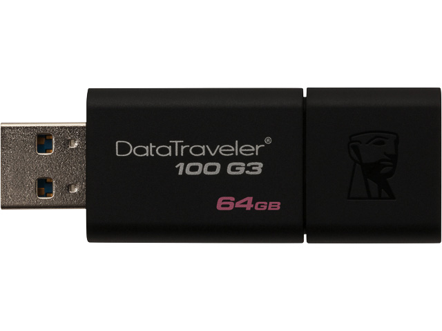 KINGSTON DATATRAVELER 106 USB 64GB DT100G3/64GB USB 3.0 black 1